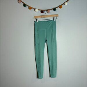 Marmot teal side pocket athletic leggings